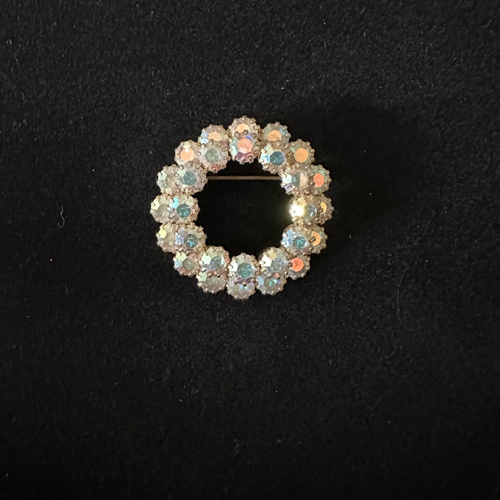 Elegant Crystal Brooch